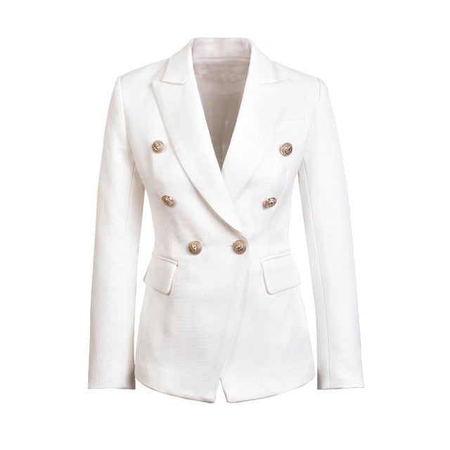 Gold Button Multi Blazer
