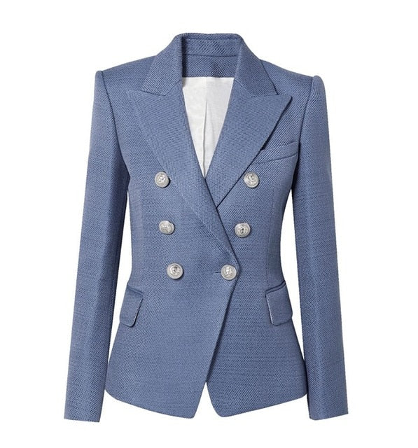Gold Button Multi Blazer