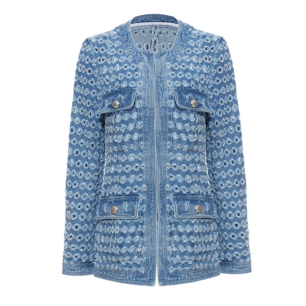 Denim Jacket Hidden Buttons