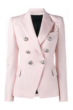 Silver Button Blazer