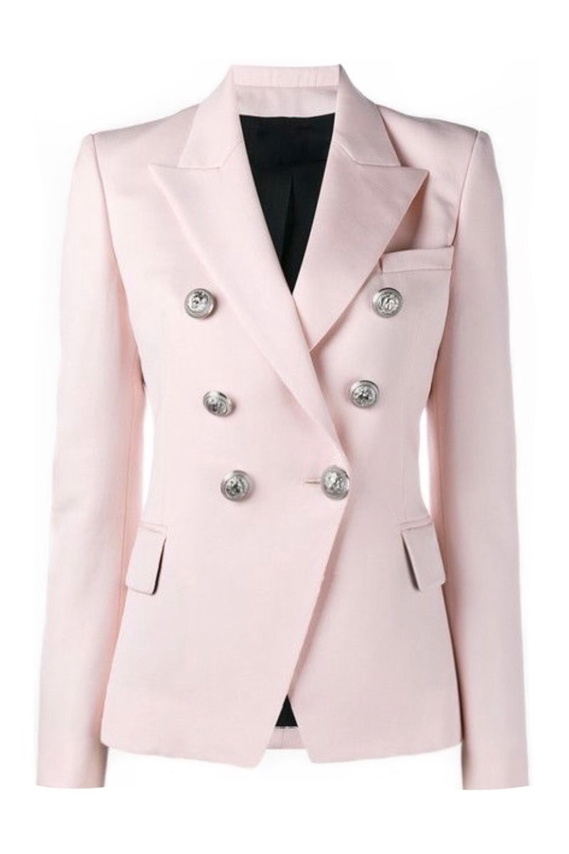 Silver Button Blazer