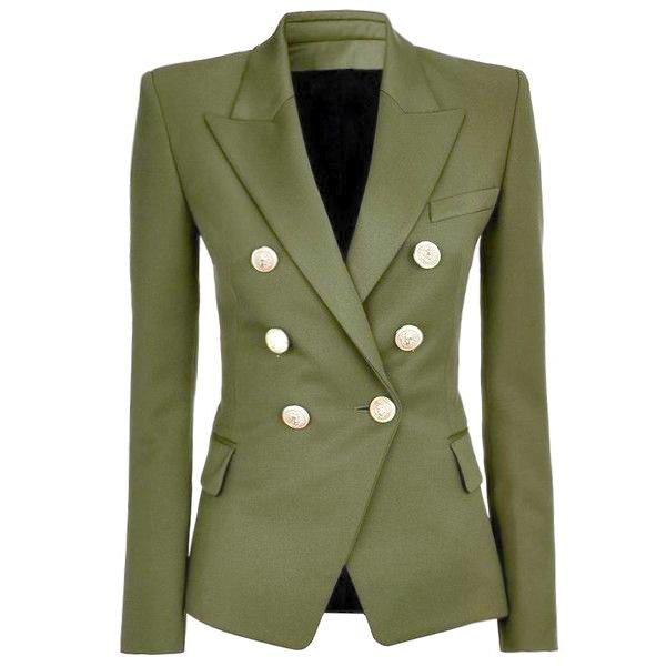 Silver Button Blazer