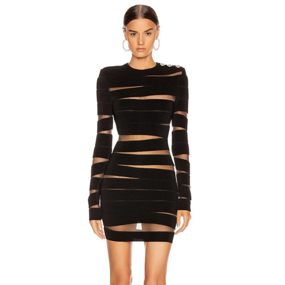 RAYN MINI BLACK DRESS