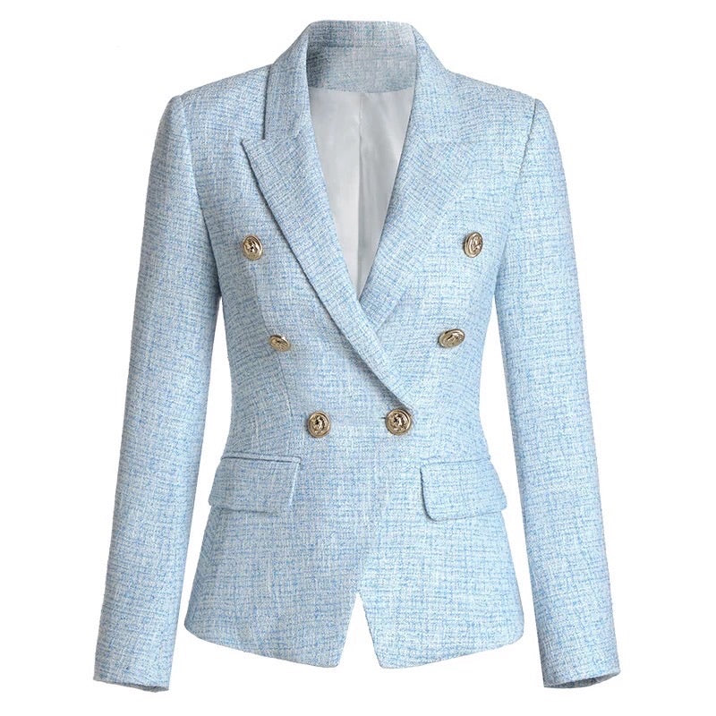 Tweed Sky Blue Blazer