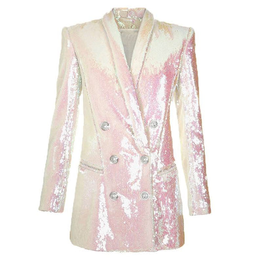 Blazer Mini Sequin Dress